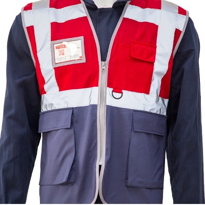 Red Navy Safety Jacket
